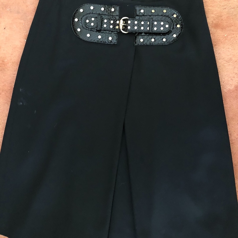 Black Gucci skirt